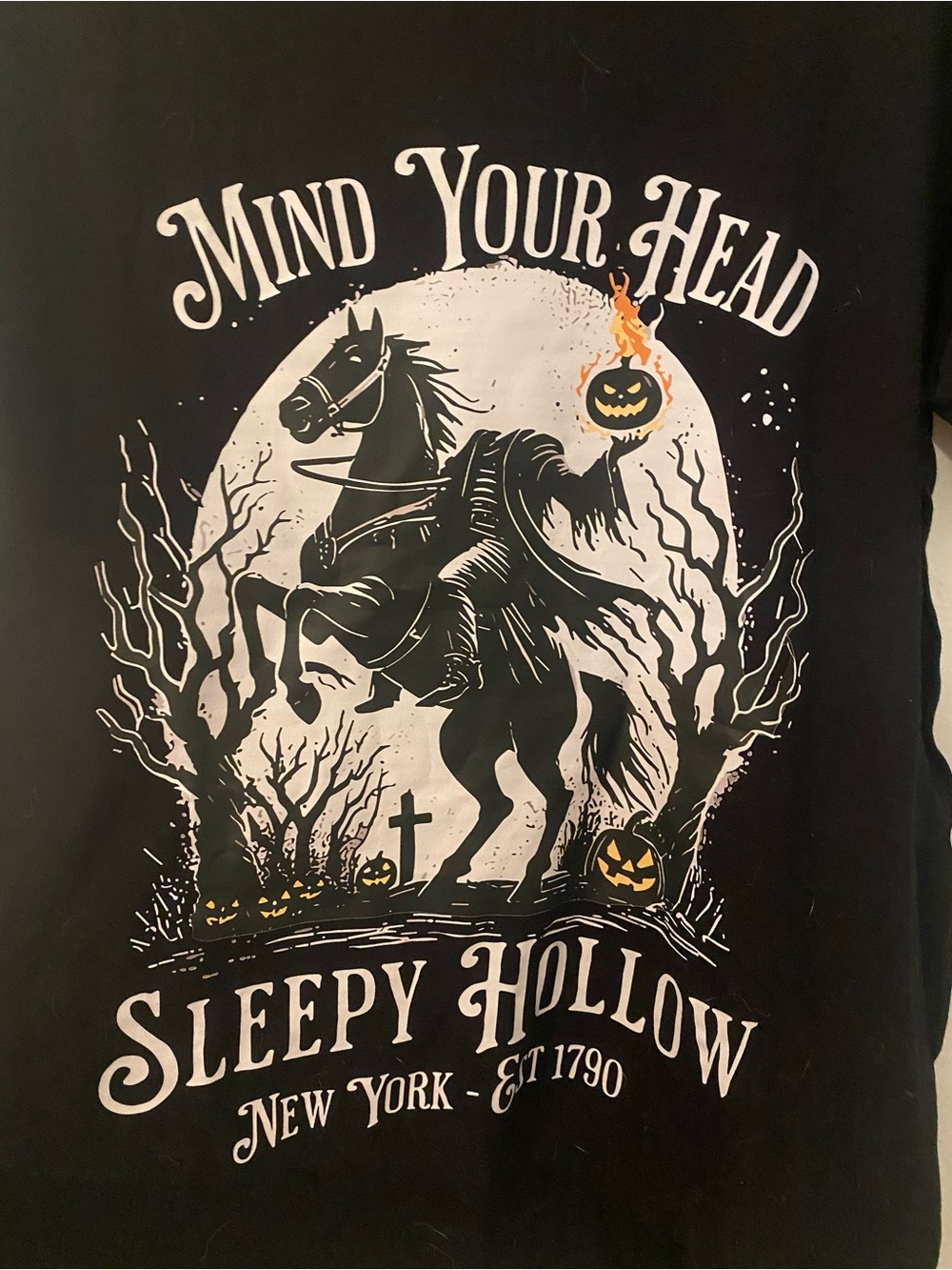 Sleepy Hollow Graphic Tee - Black - Picture 2 of 5